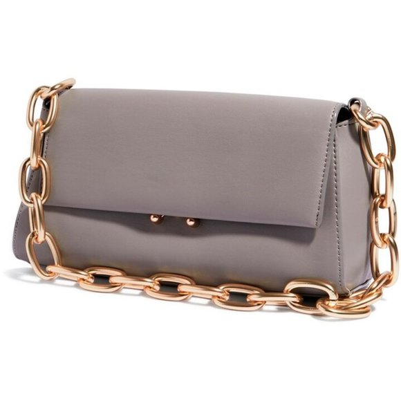 HOUSE OF WANT We Fashion Vegan Leather‎ Shoulder Bag OS - Picture 1 of 15